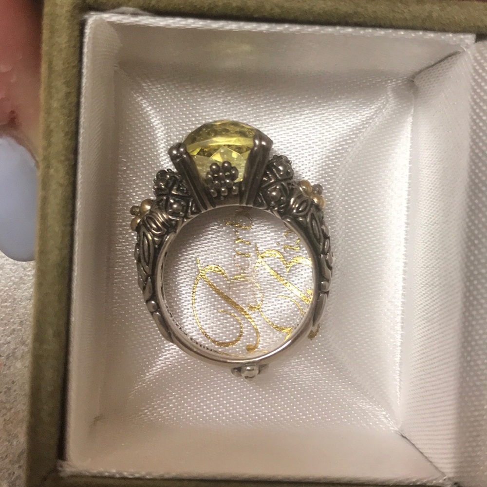 Barbara Bixby Lemon Citrine Ring 18K Gold - Picture 4 of 8